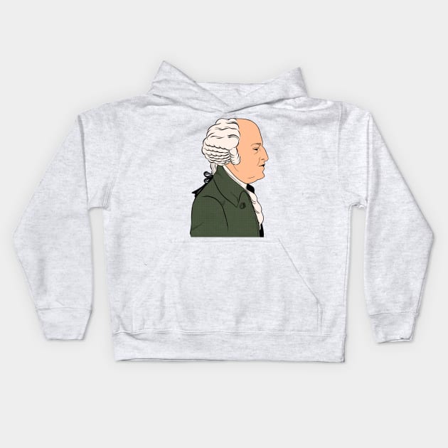 John Adams Kids Hoodie by TwoSeventy (270)